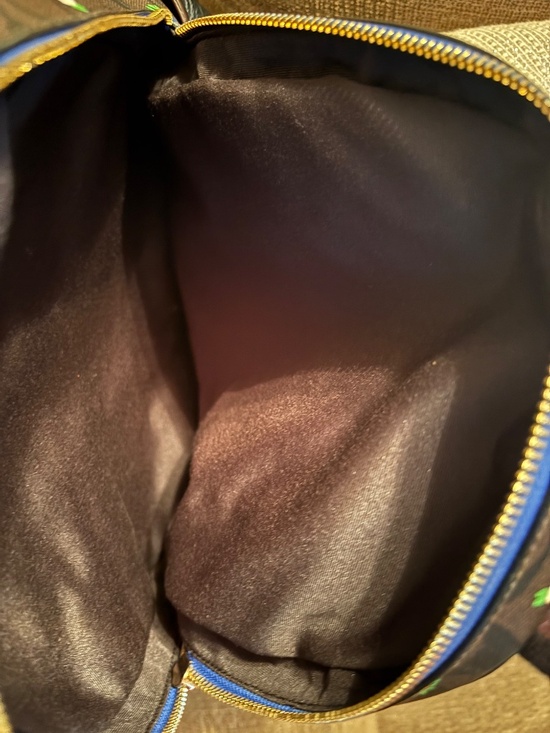 Coach Court Bookbag Brown w/Flowers & Side Pockets main image 9